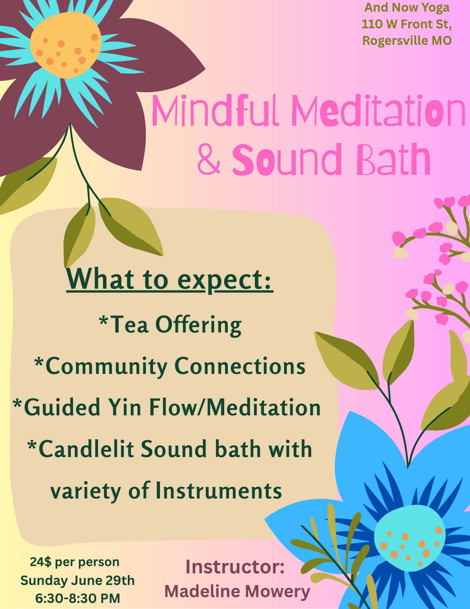 Sunset Sound Bath & Guided Meditation