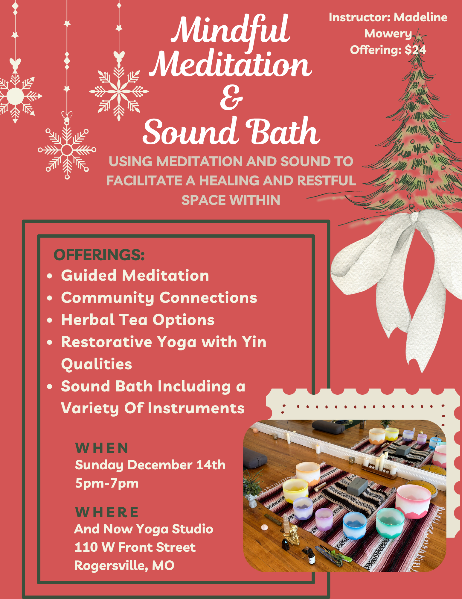 December Mindful Meditation &amp; Sound Bath
