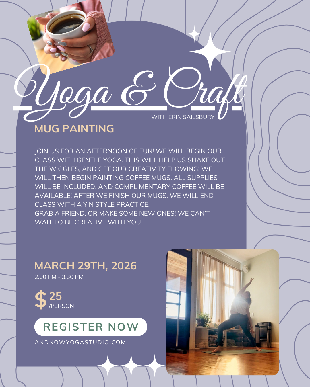 Yoga &amp; Craft - Mug Painting