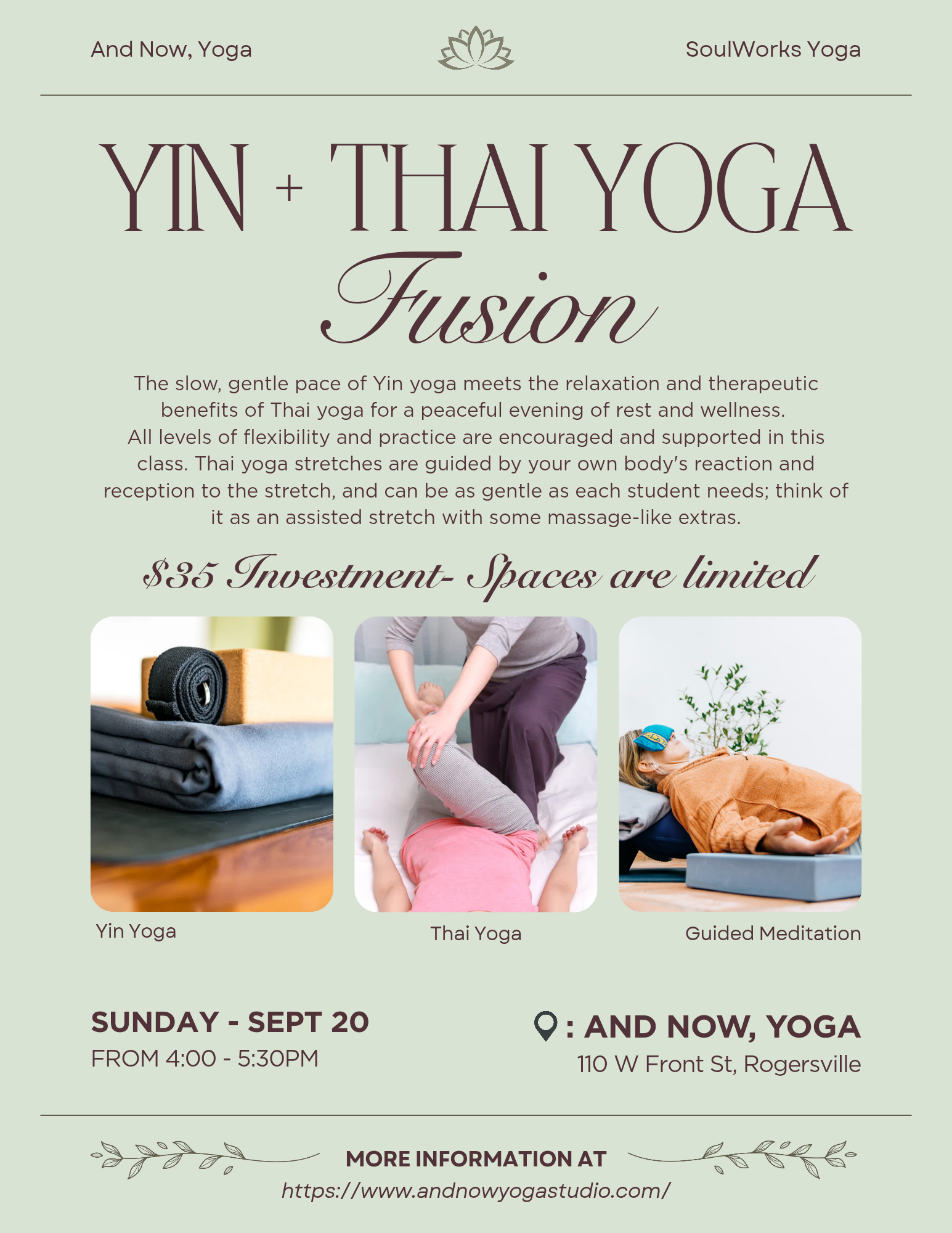 Yin + Thai Fusion