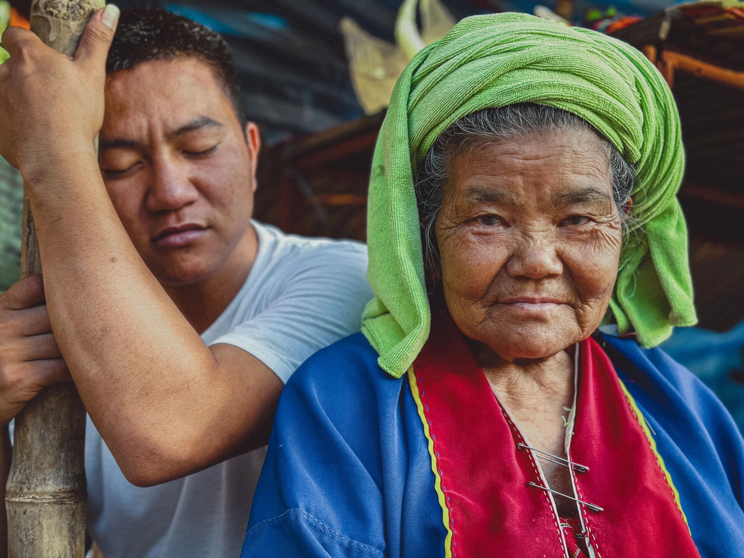 Guy and Grandma - Doi Ang Khang, Thailand