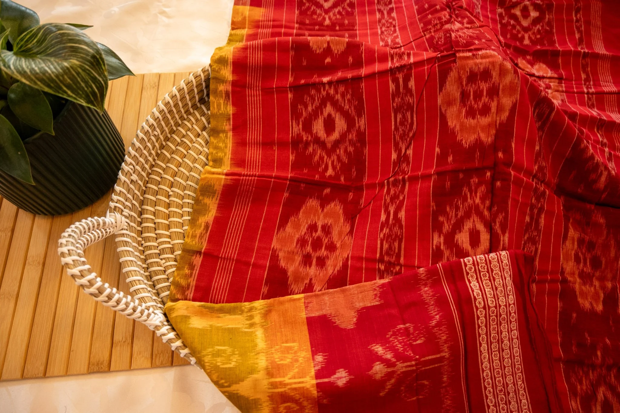turmeric-yellow-with-red-border-sambalpuri-weave-5.jpg