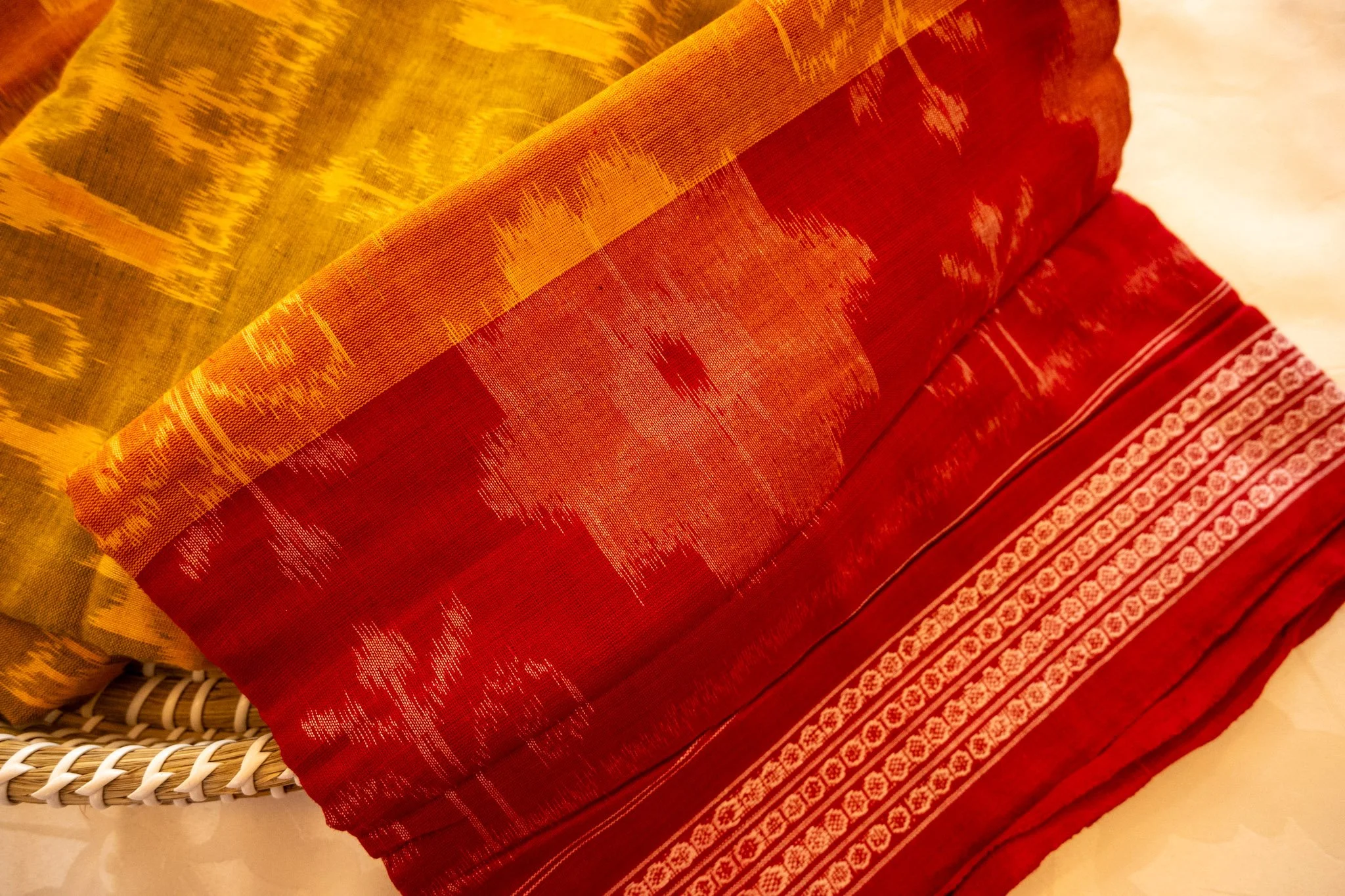 turmeric-yellow-with-red-border-sambalpuri-weave-4.jpg