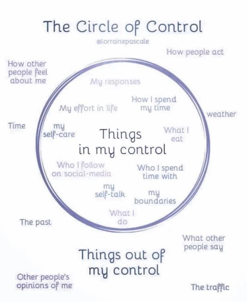 What is IN and OUT of Your Control? 