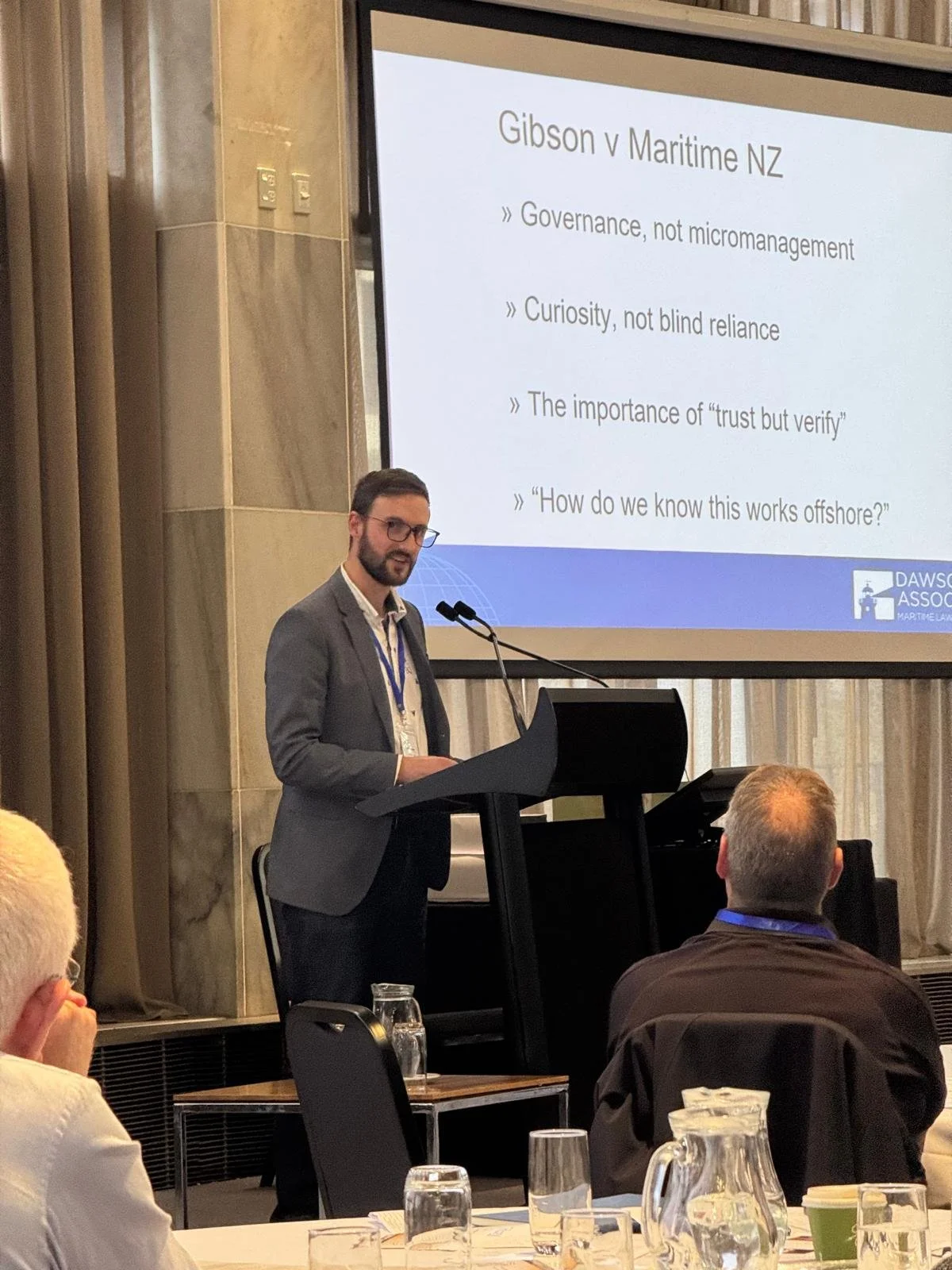 Health and Safety impressions at the Maritime Transport Association Conference
