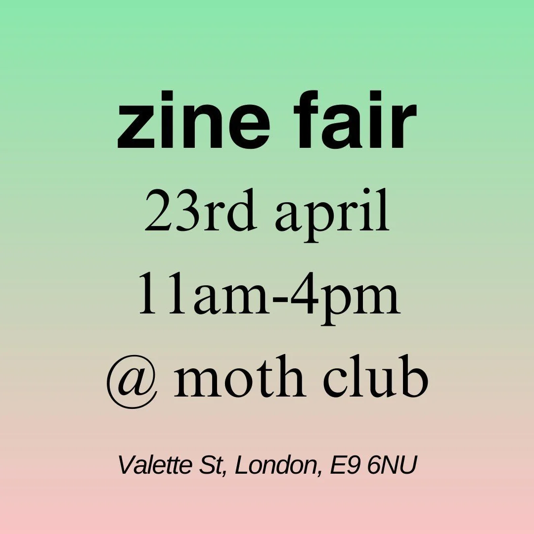 Zine Fair at Moth Club, London