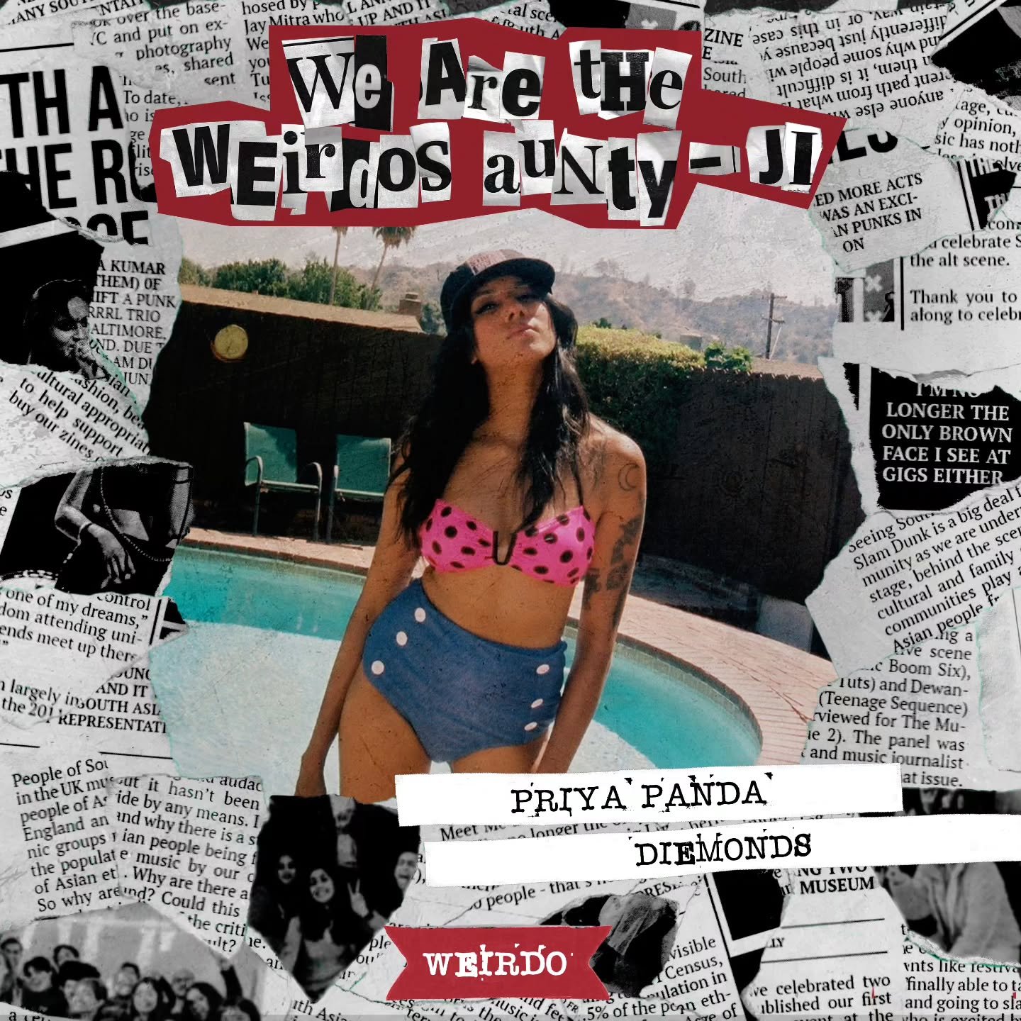 The latest episode of our podcast We Are The Weirdos, Aunty-ji is out now! 🙌🏽 This time we were joined by Priya Panda @priyapandaxo who is the frontwoman of Toronto-based rock band @diemonds 🎸 Since the band took a break in 2020, Priya has been wo