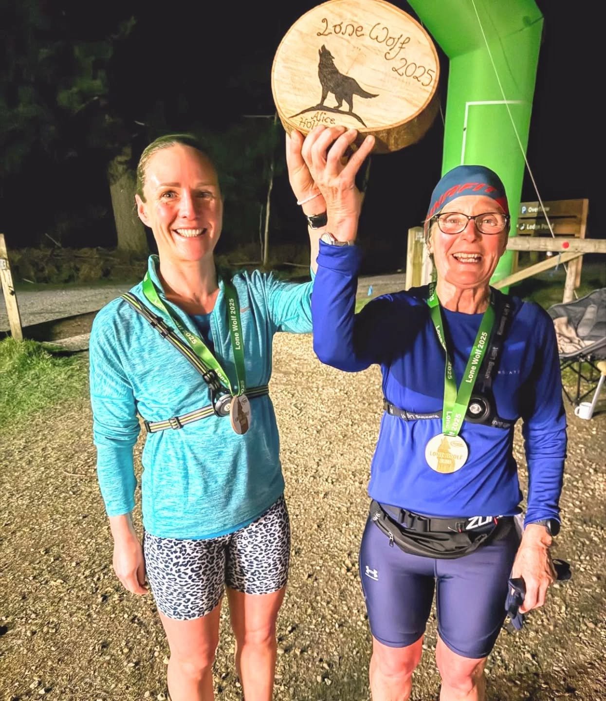 Mother and Daughter running together to celebrate Mother's Day today are the joint winners for female runners for Lone Wolf South East 2025 🏆 🏆 🏆 

Rachel Baker and Michelle Coe-O'Brien

Finished on lap 13 both hitting personal bests

What an incr