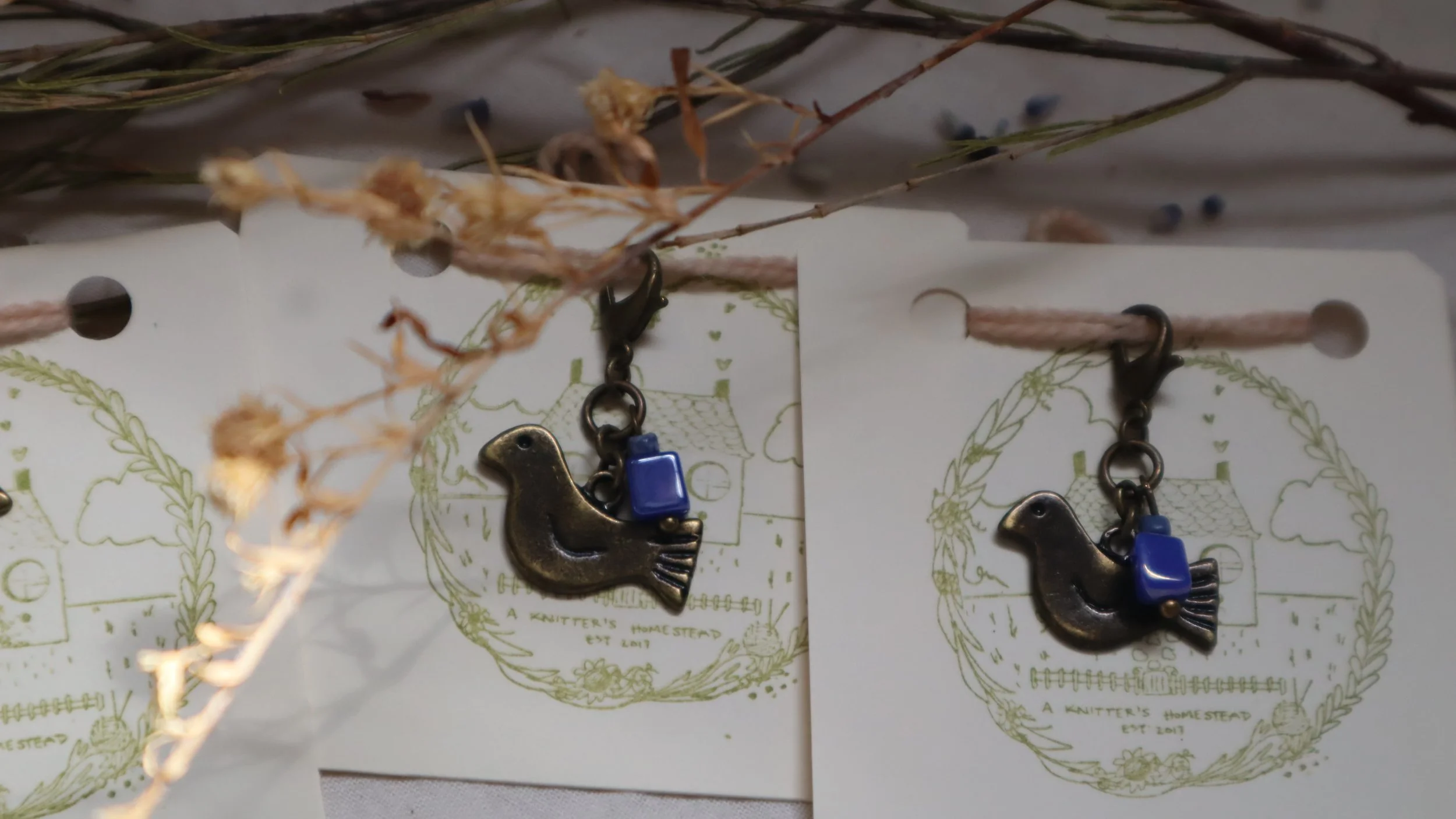 t w e e t  - progress keeper, brass charm