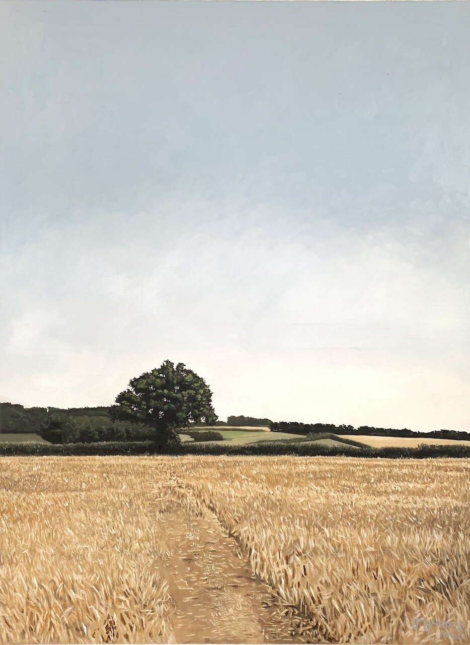 Henley on Thames Oxfordshire Countryside Oil Painting