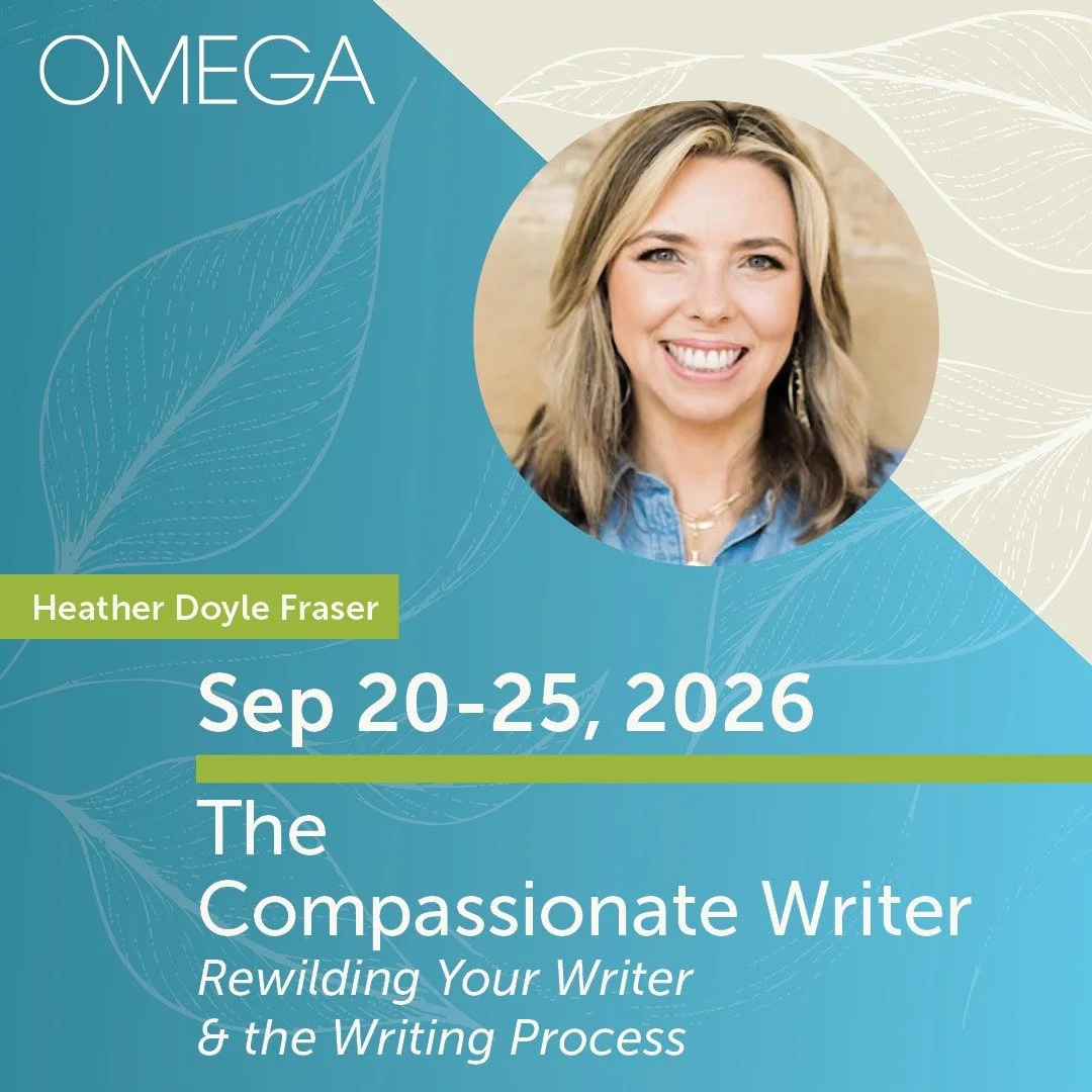 Registration is now OPEN for my September workshop at The Omega Institute! I'm so excited for this new opportunity. My 5-day workshop (September 20-25) will combine Compassionate Writer with my Rewilding Your Inner Writer series.

The Omega Institute