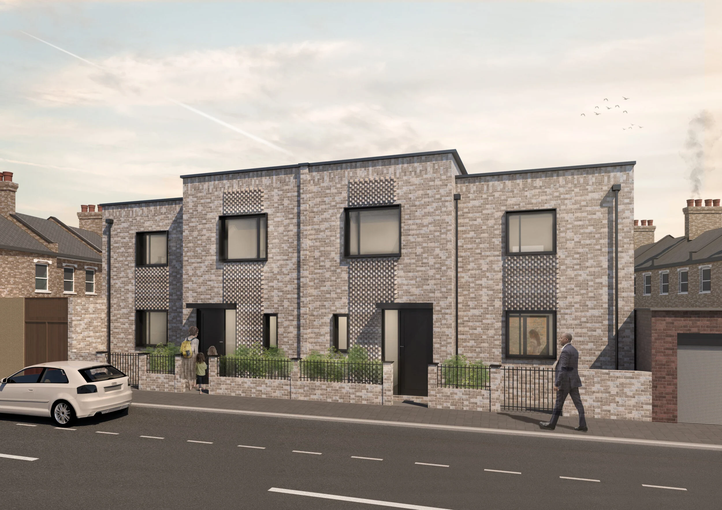 Planning Granted for 2 New Build Terrace Houses in Haringey