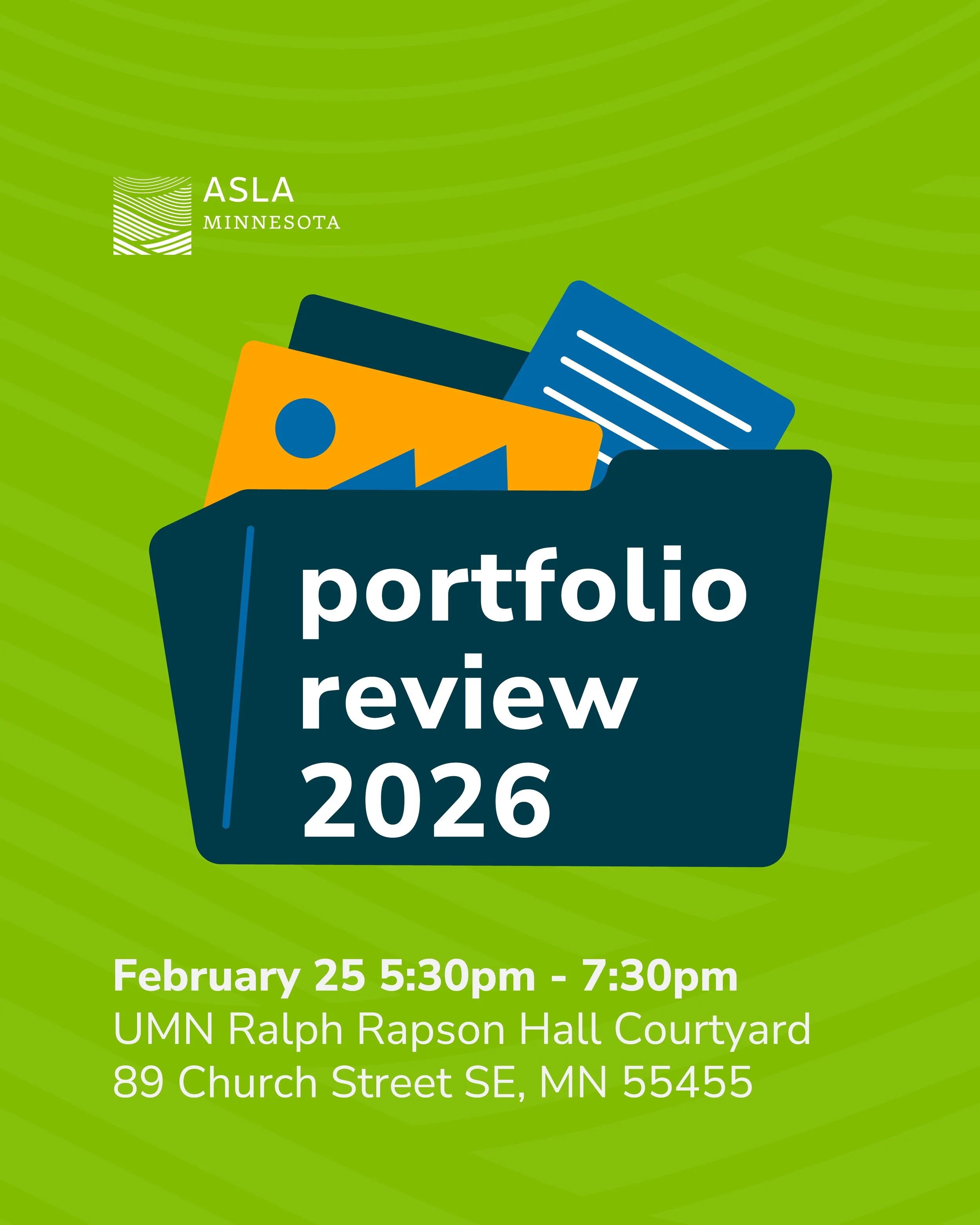 ASLA-MN Portfolio Review 2026