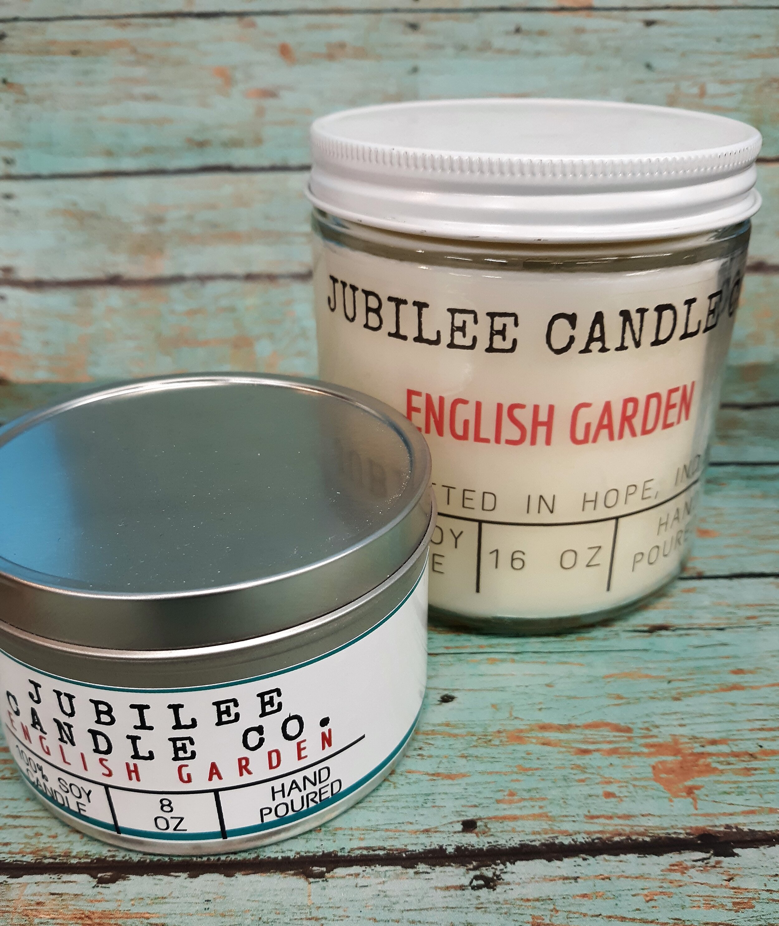 100% Soy Hand Poured Candles