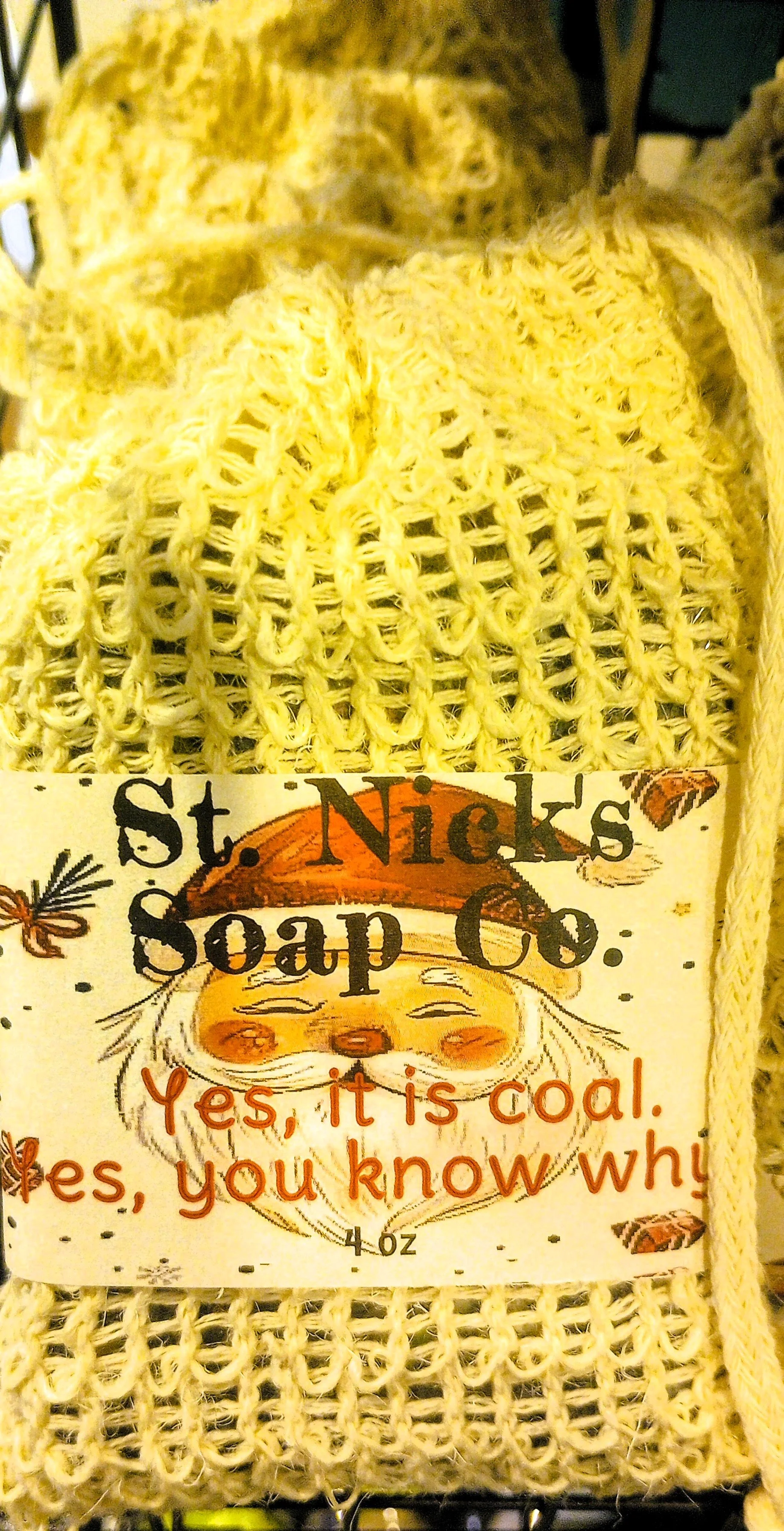 Christmas Coal Soap