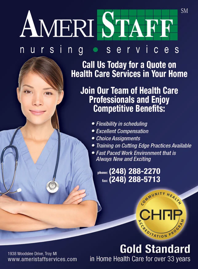 Ameristaff Nightingale AD, Mailers &amp; custom promo flier