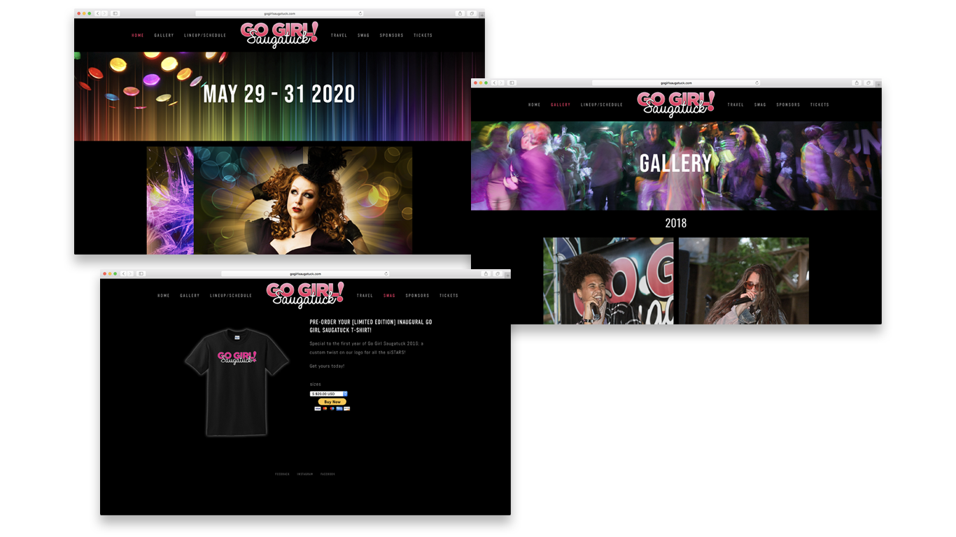 sticker, website &amp; logo