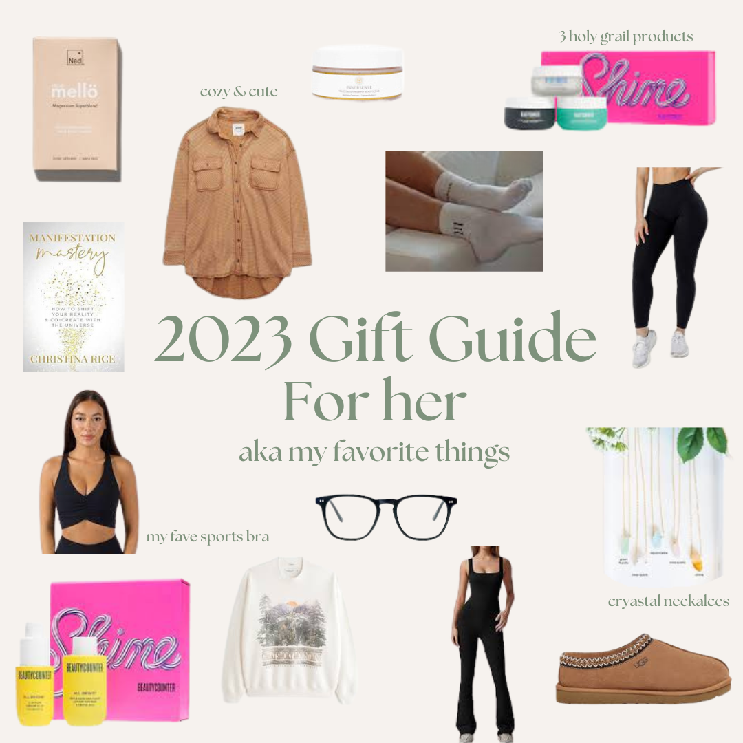 Gift Guide 2023 for her aka my favorite things