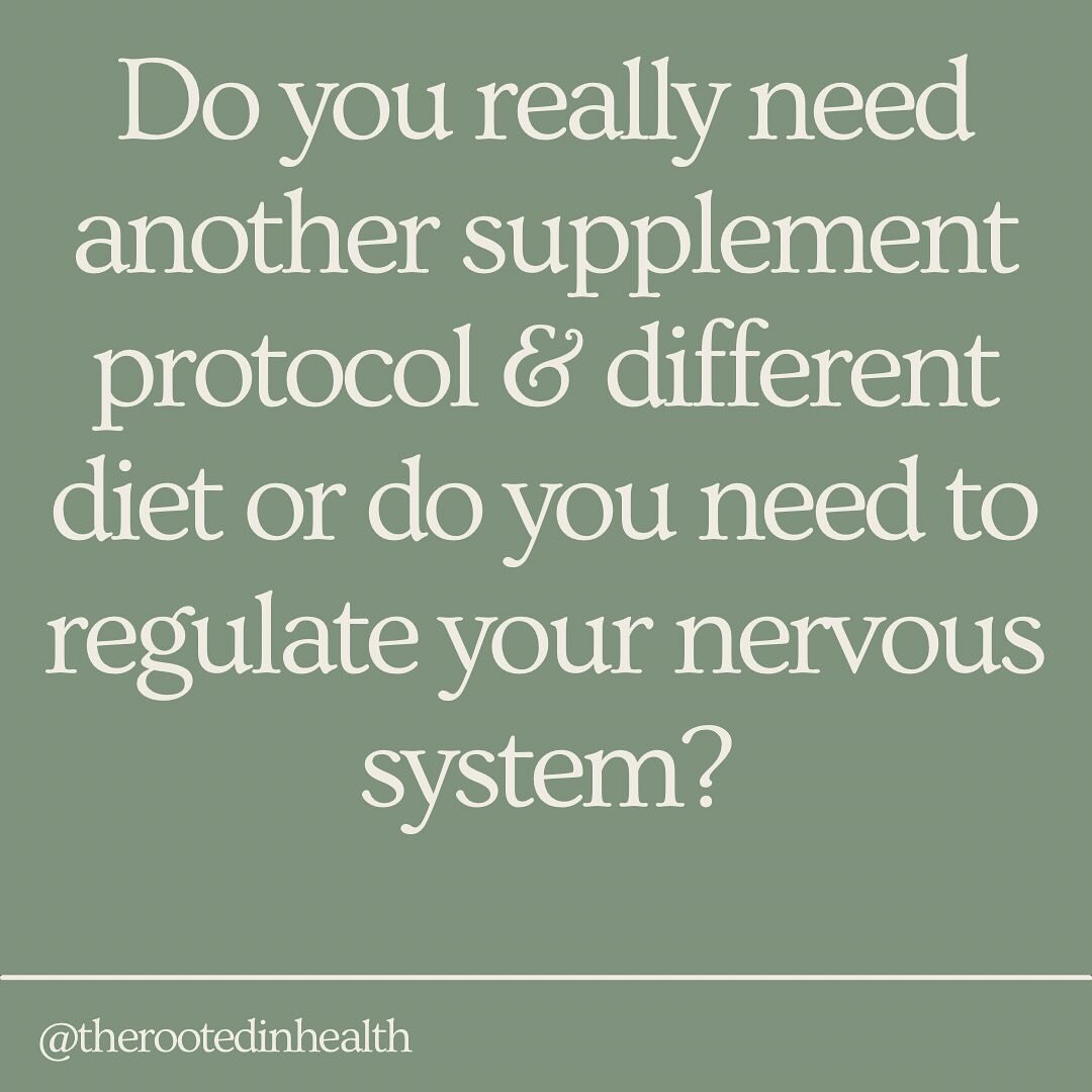 The nervous system &amp; energetics may be at the root of your long term health issues.

I know it was for me &amp; is for most of my clients 🤷🏻&zwj;♀️🤷🏻&zwj;♀️

Want to heal for good with less supplements &amp; more long term proven results? Com