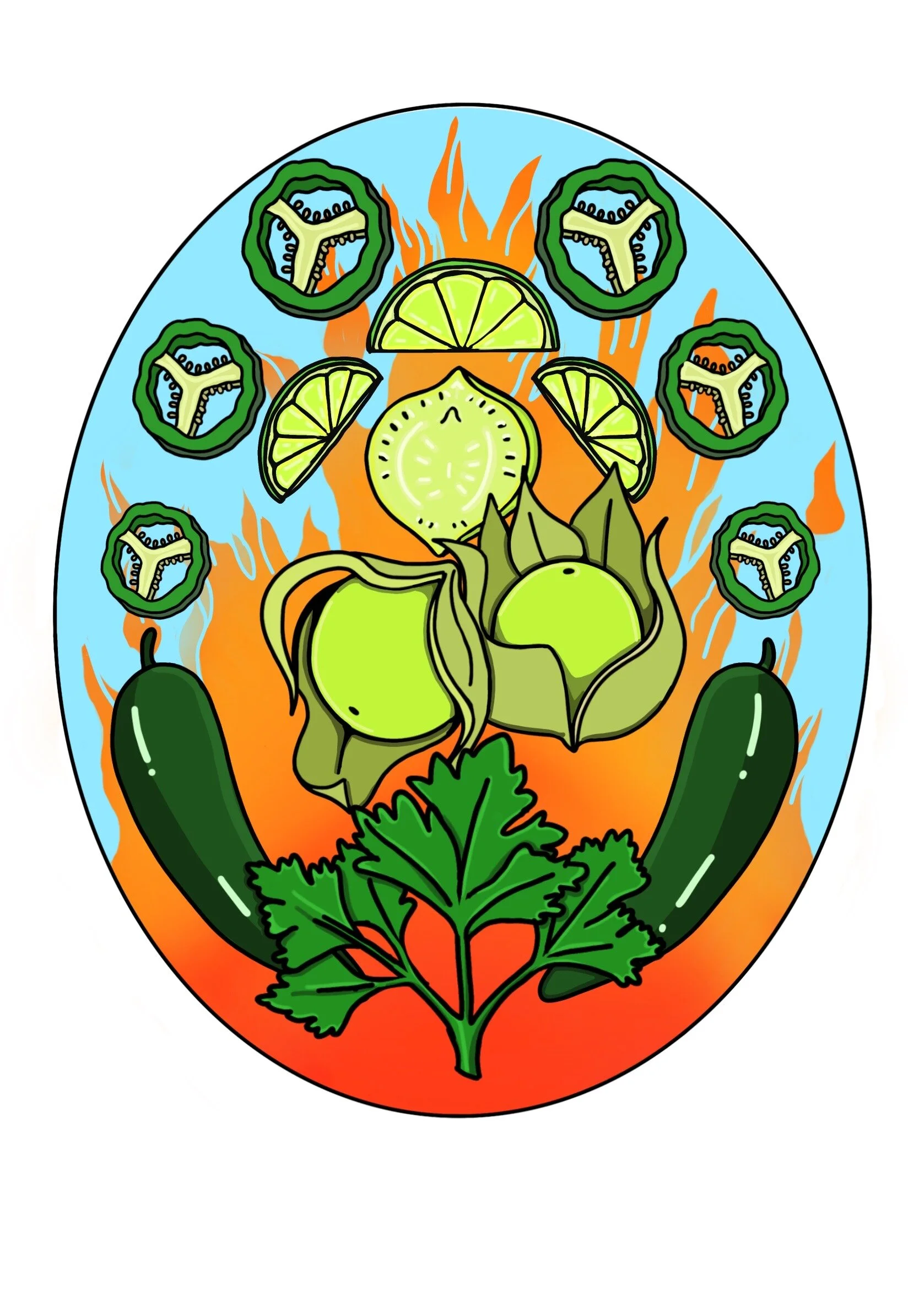 label for salsa business