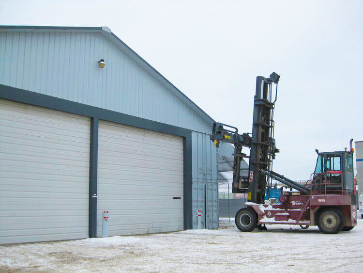Shipping Container Barn—A Flexible Storage—Four Different Uses