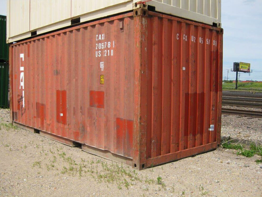 Wind and water tight containers can have repairs on them