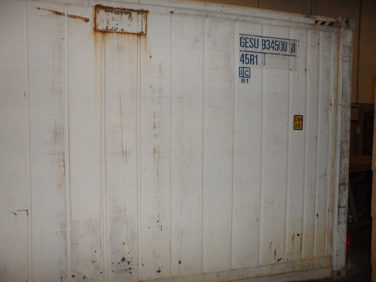 Side of Refrigerated Container