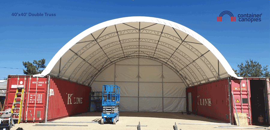 40' x 40' x 13' Double Truss