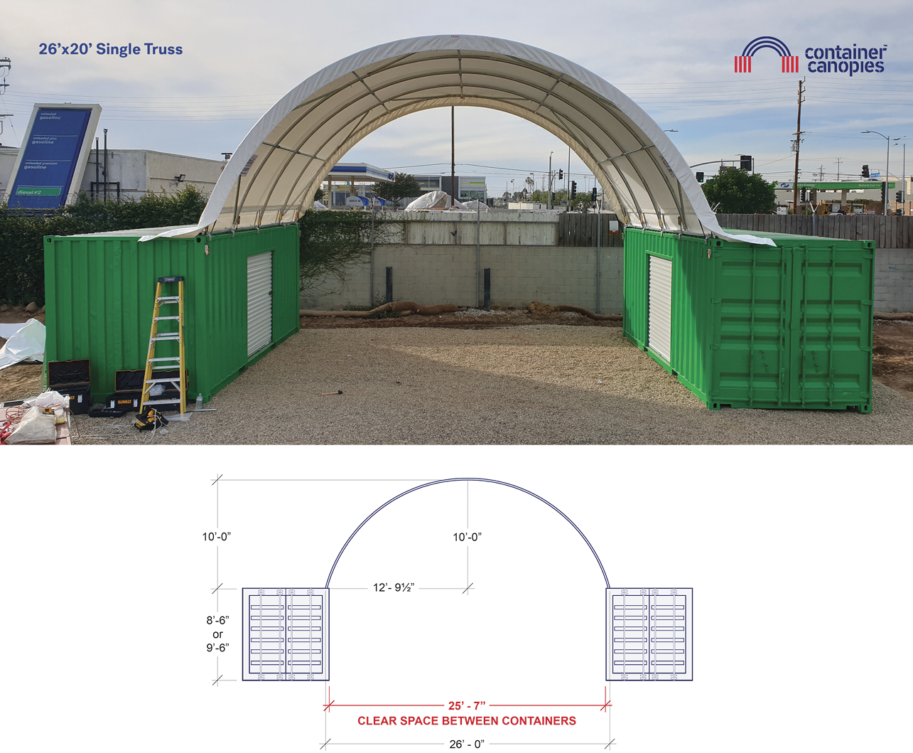 26 X 20 X 10 Single Truss Super Cubes 26-x-20-x-10-single-truss-super-cubes