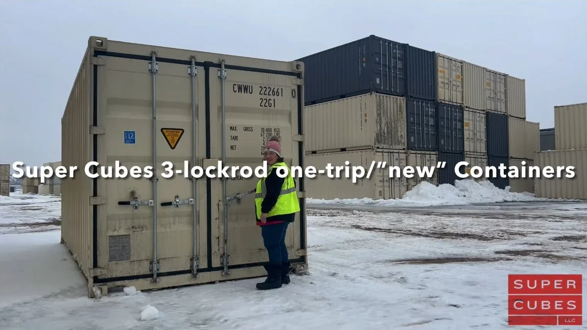 Our Easy-Opening 3-Lockrod One-Trip Containers