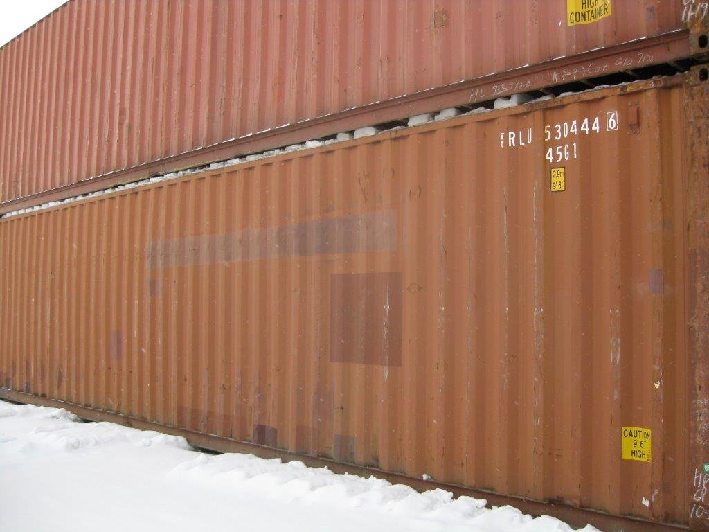 Cargo-worthy containers for export