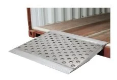 Aluminum Punch Plate Container Ramp