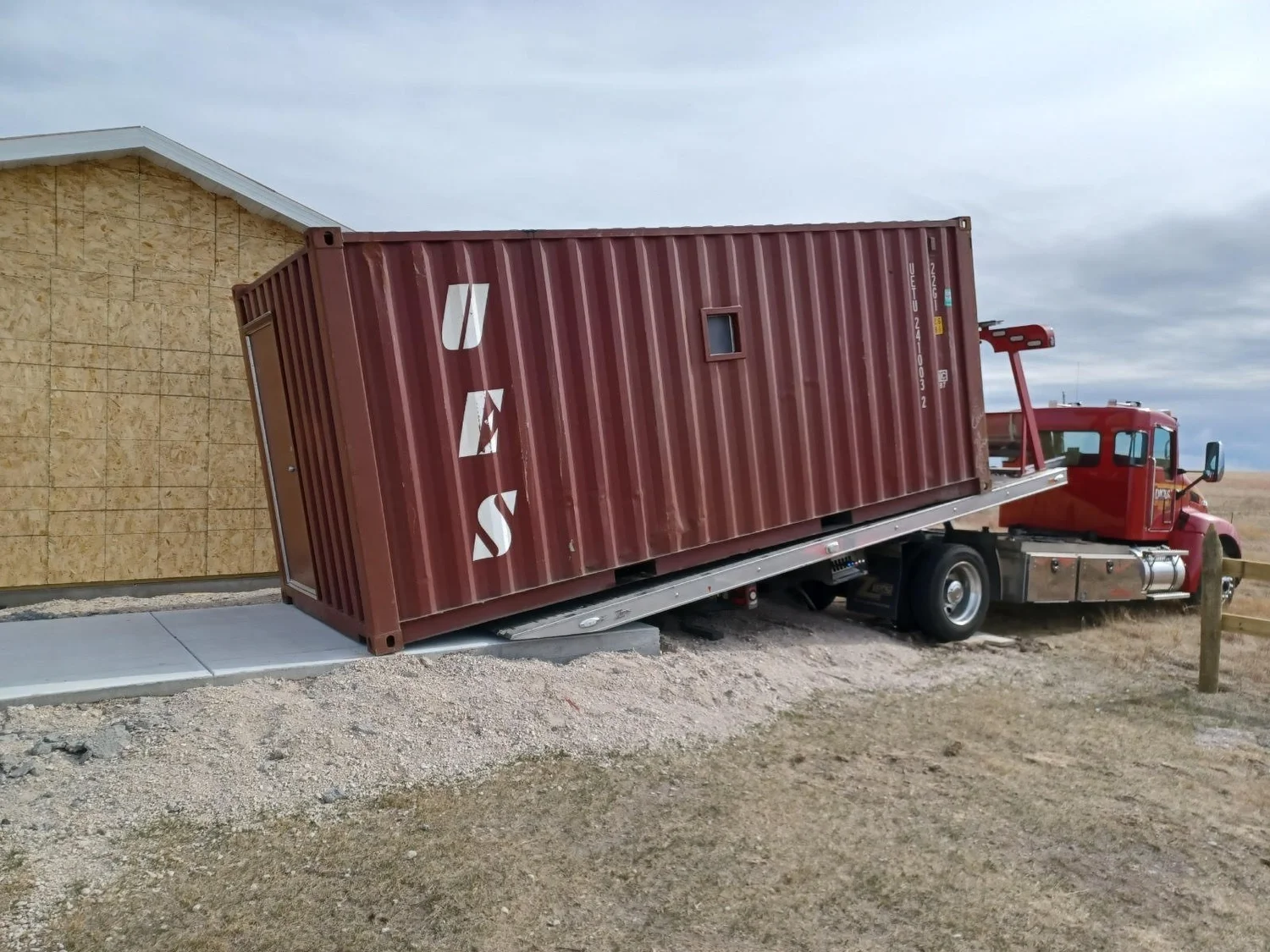 Super Cubes Modifies a 20' Container into a Tornado Shelter — Super Cubes