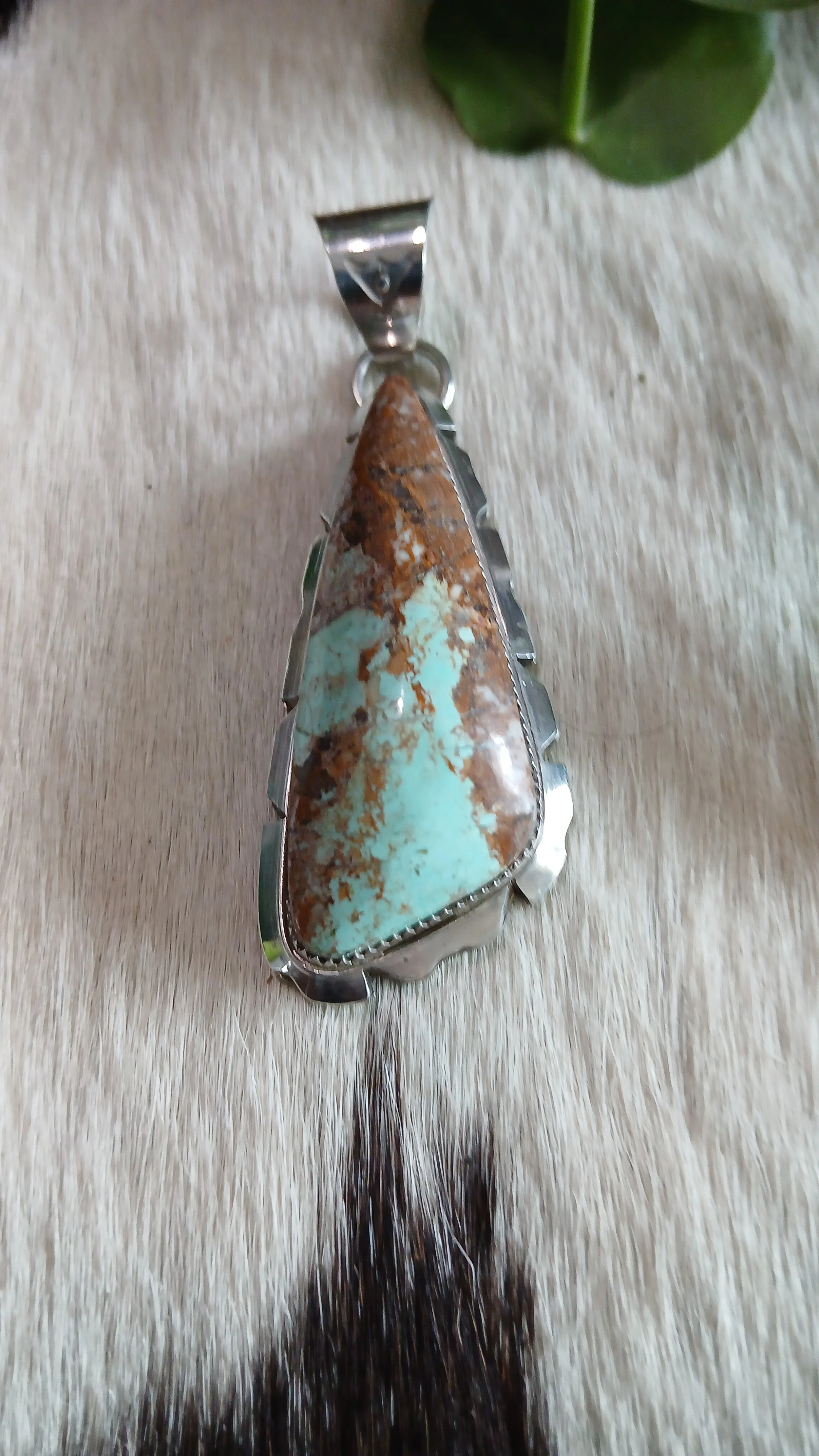 Striking Royston Ribbon and Sterling Pendant