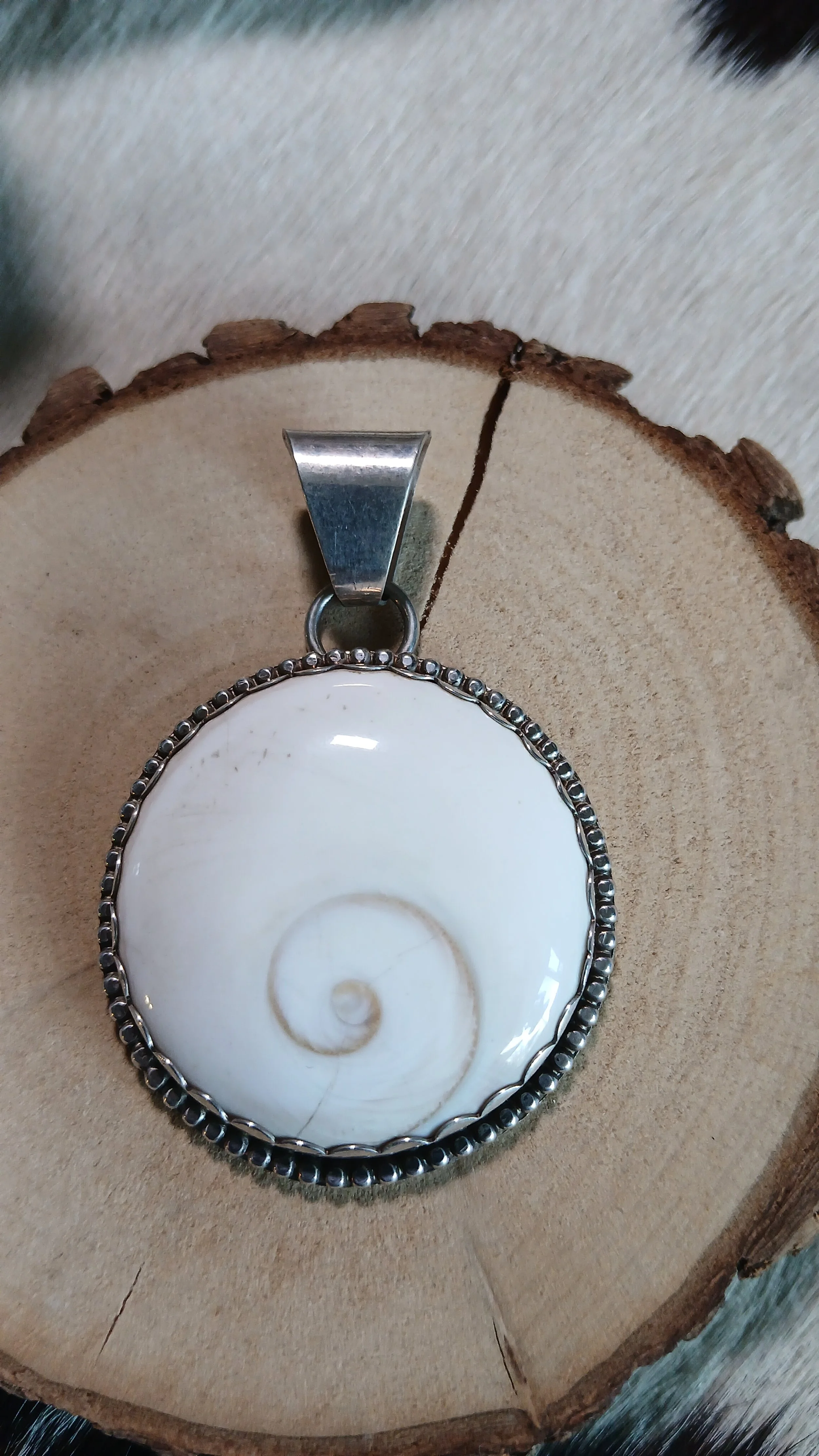 Cool Shiva Eye and Sterling Pendant
