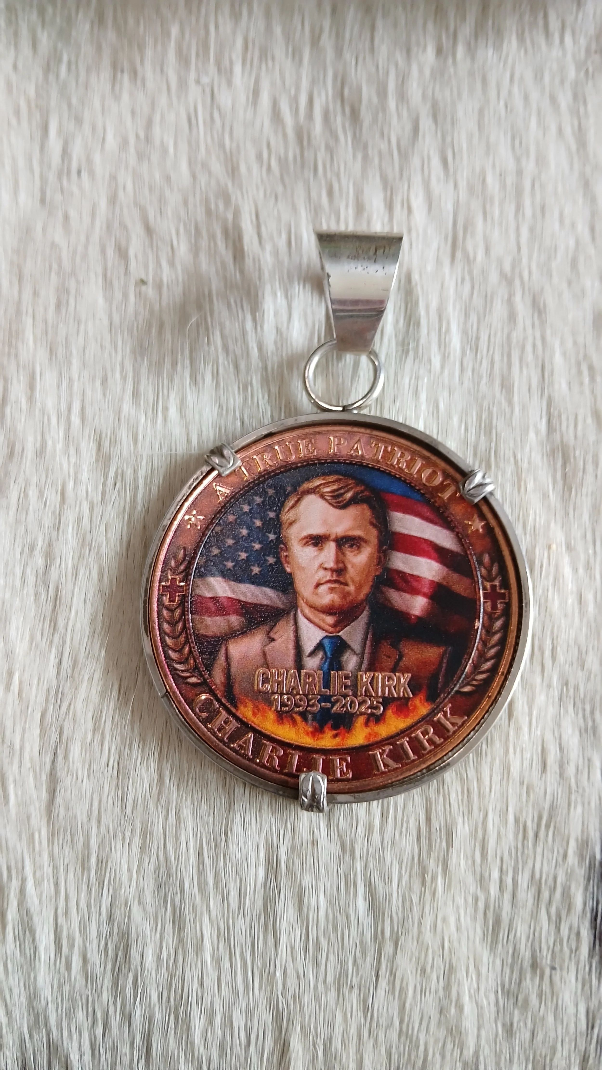 Charlie Kirk Coin Pendant