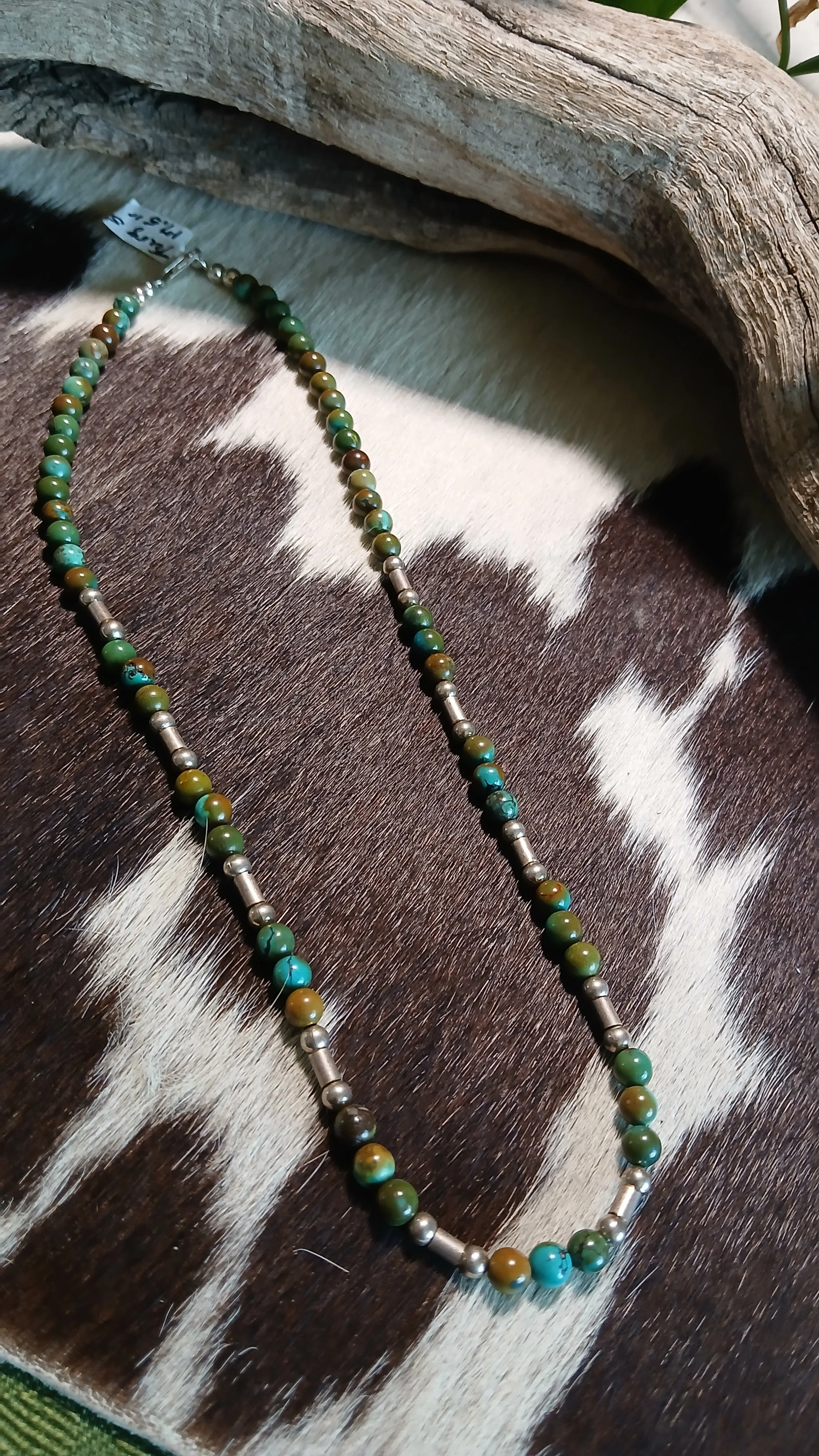 Beautiful Turquoise and Sterling Necklace