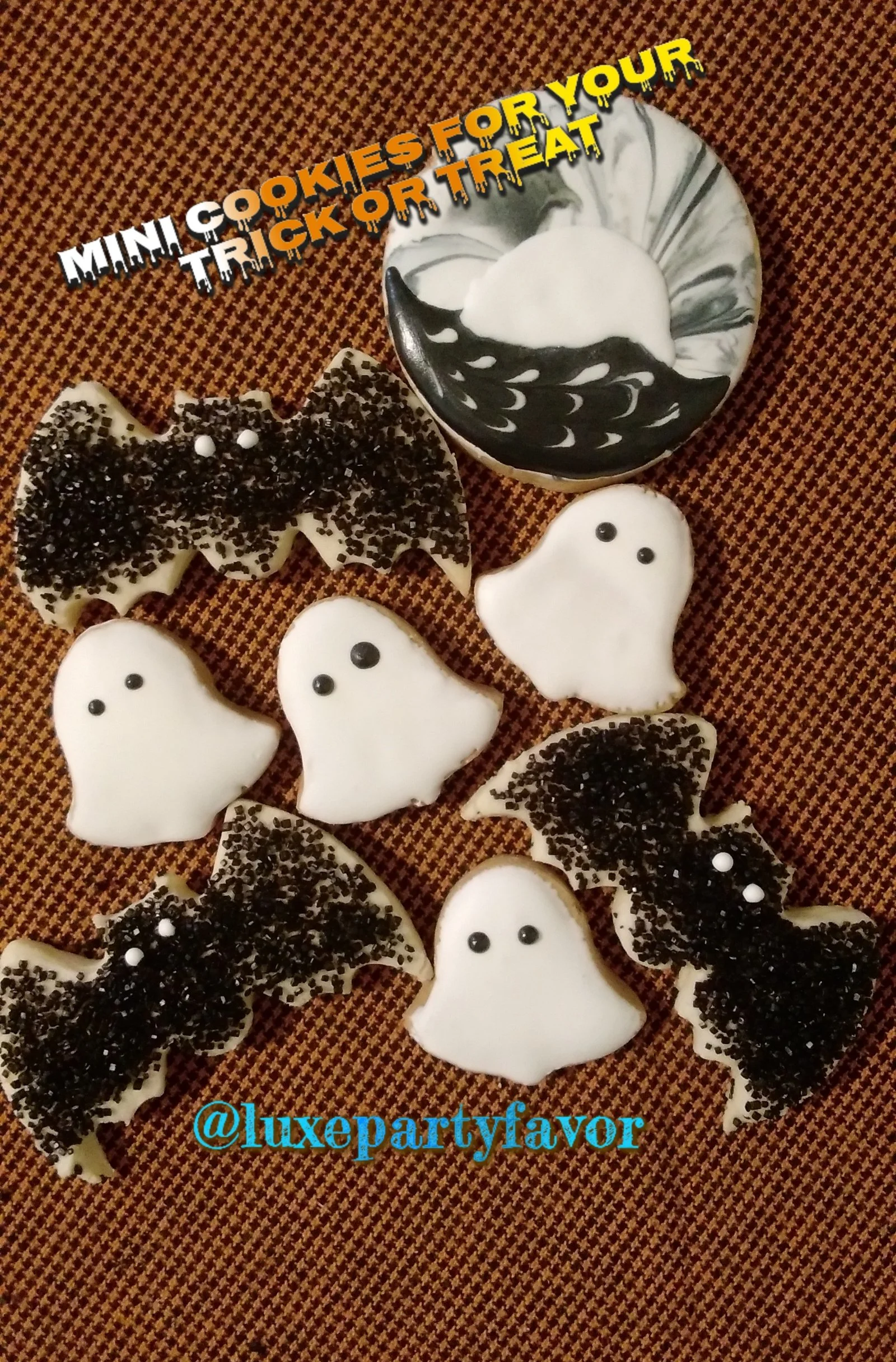 Mini Halloween cookies