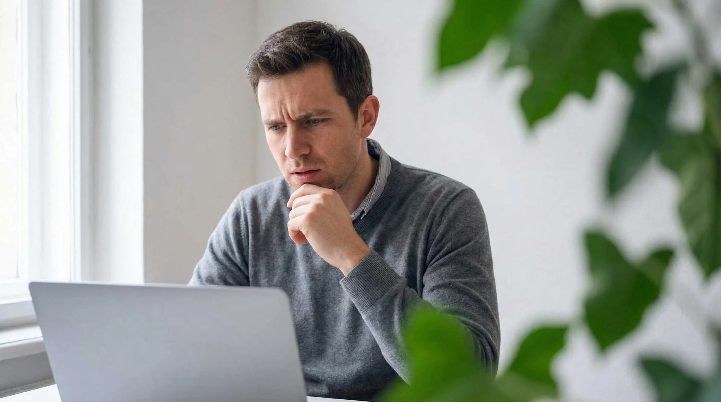 Business owner confused by seo strategy