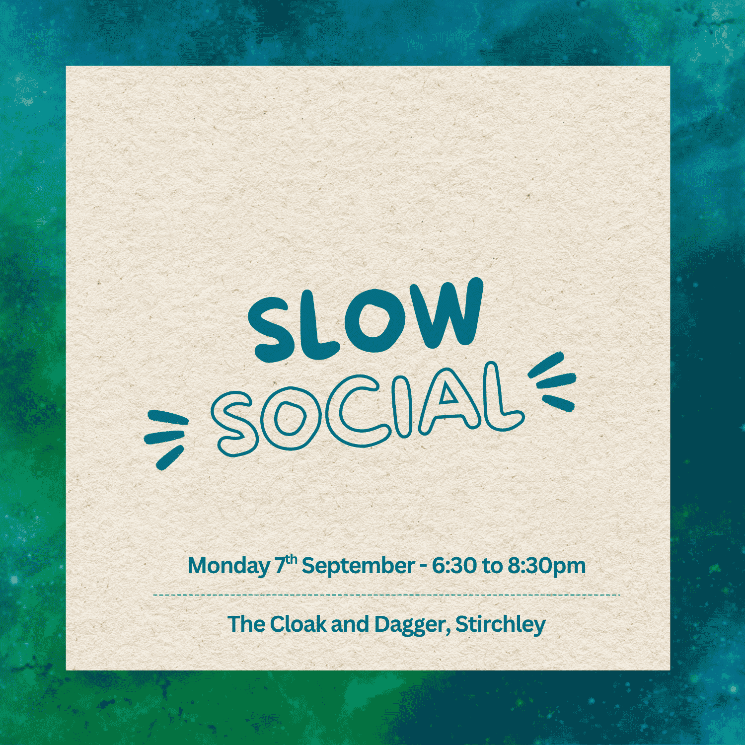 September Slow Social