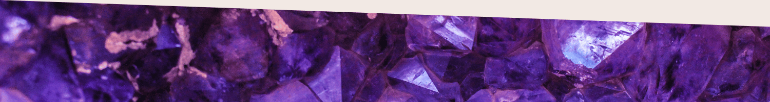 an abstract image of purple crystals to create a visual break on this sound bath birmingham post