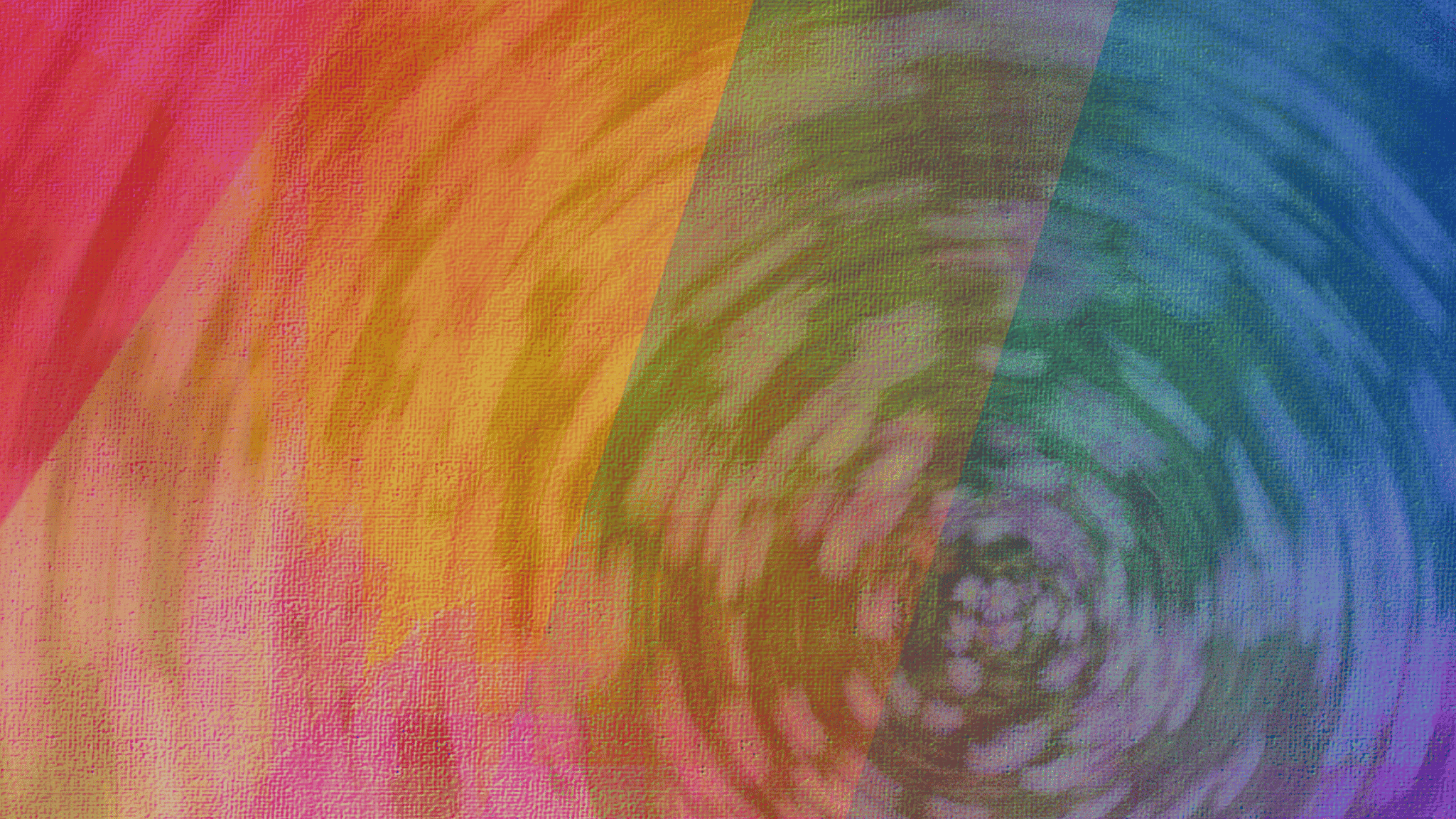 spiritual development circle an abstract circle made of flowers with a rainbow overlay