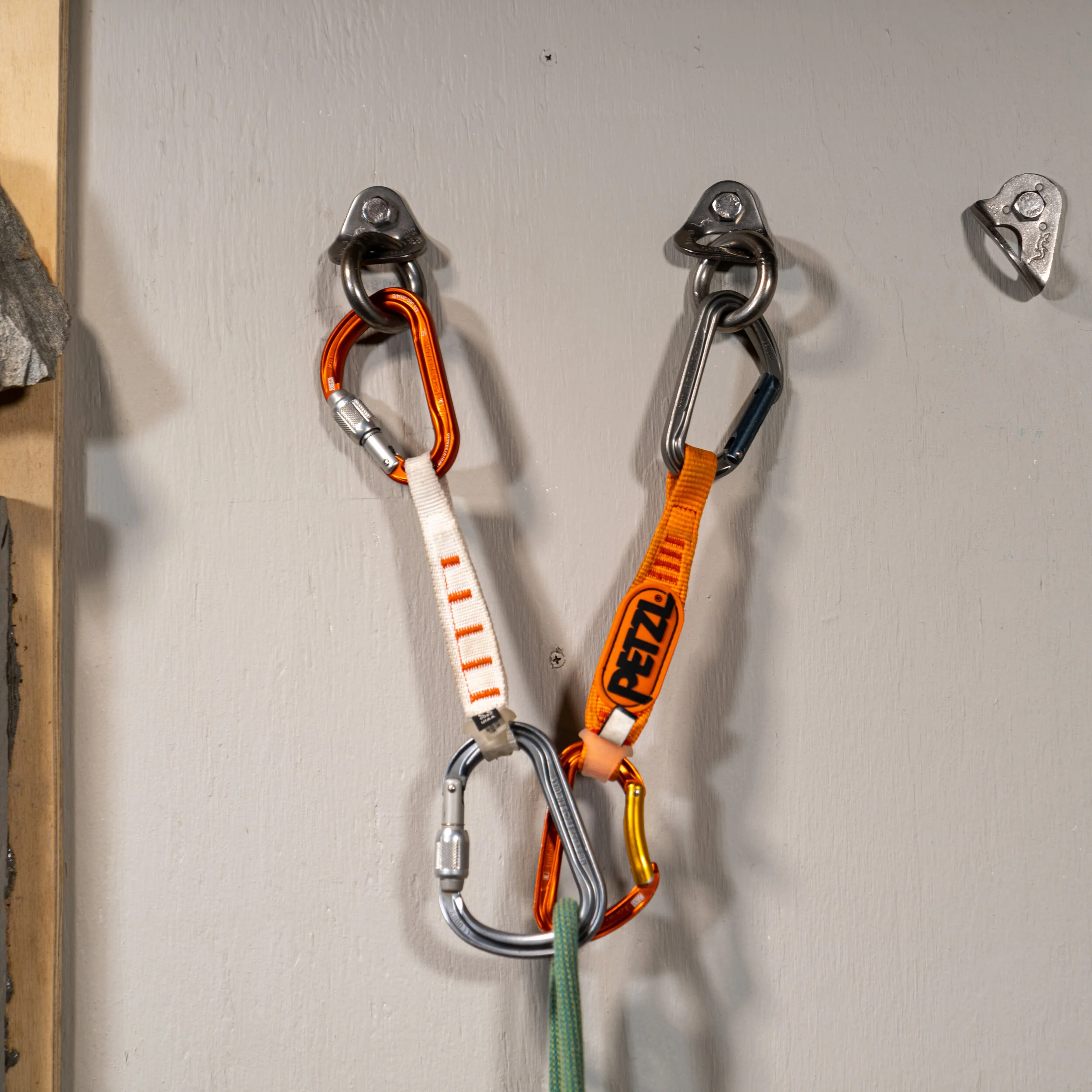 lead climbing anchors