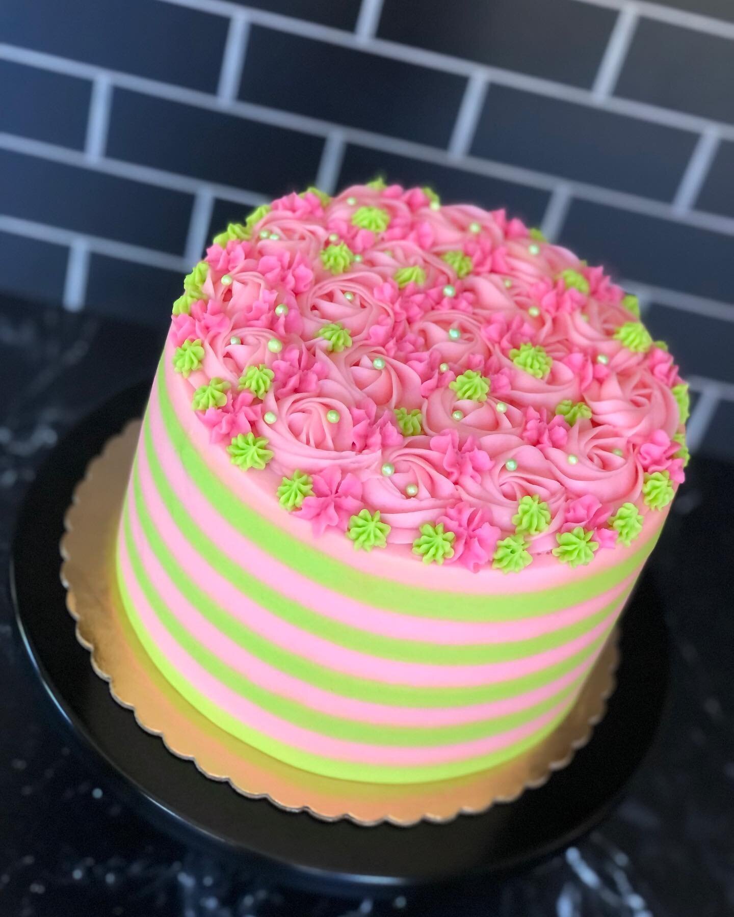 A colorful cake for a 20 something! Hope you had a great day!