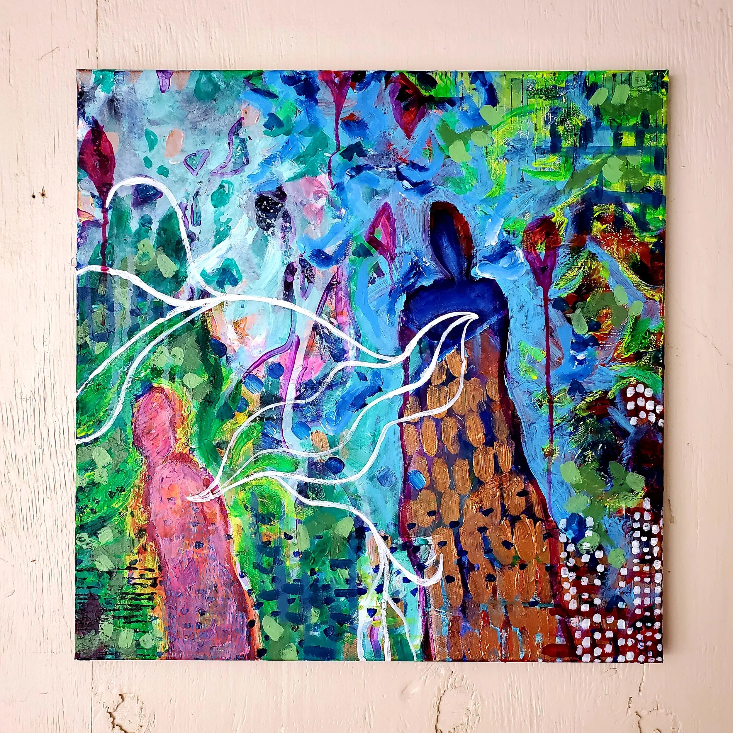 HEARTSTRINGS |24" x 24"|