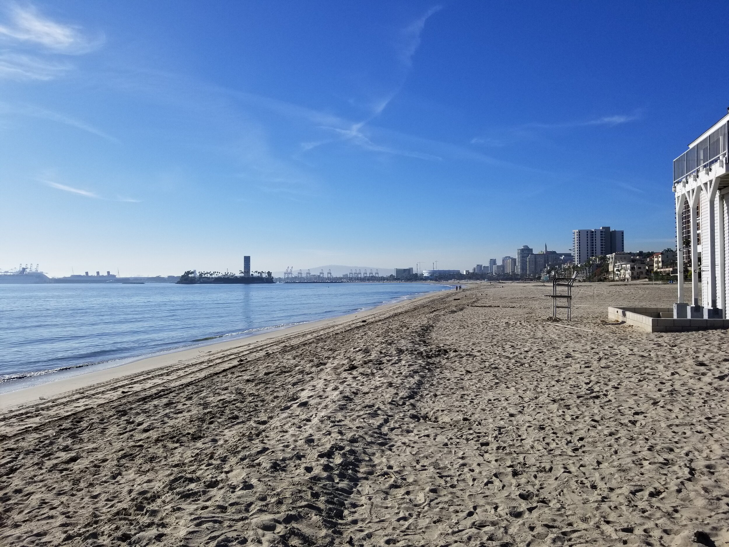 Shoreline Marina and Long Beach beach