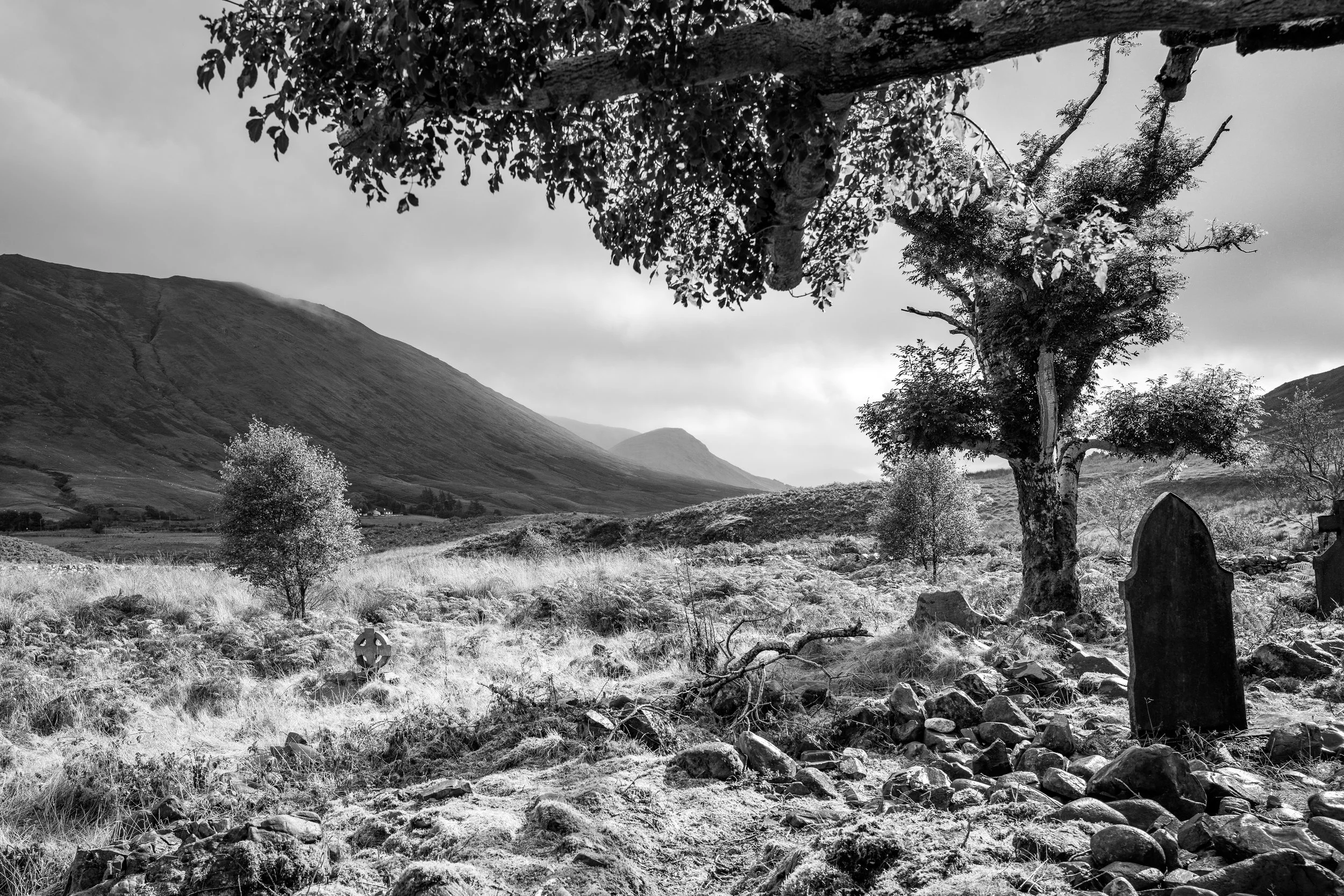 Ancient graveyard in Connemara