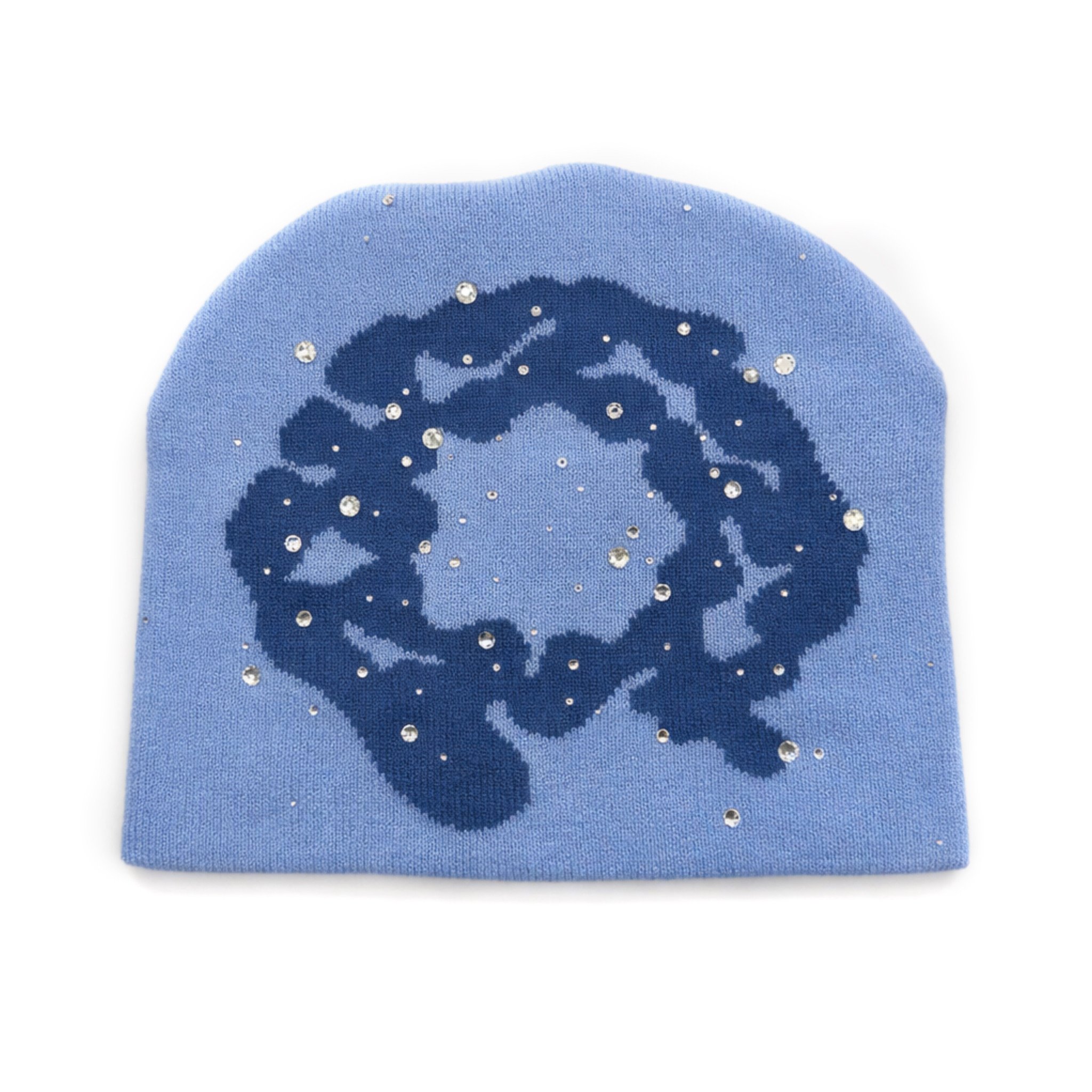 EMBELLISHED LOGO BEANIIE (CRUSHED DIIAMOND)