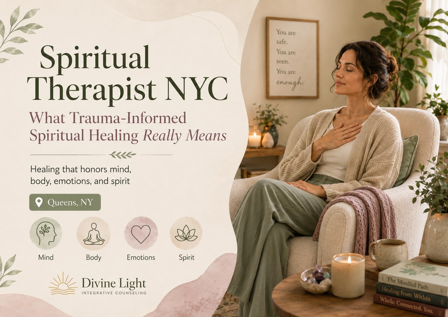 Spiritual Therapist NYC: What Trauma-Informed Spiritual Healing Really Means