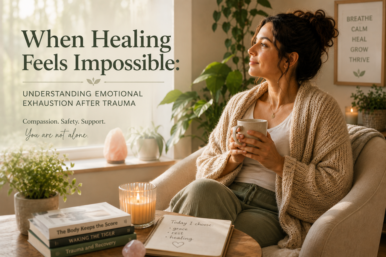 When Healing Feels Impossible: Understanding Emotional Exhaustion After Trauma